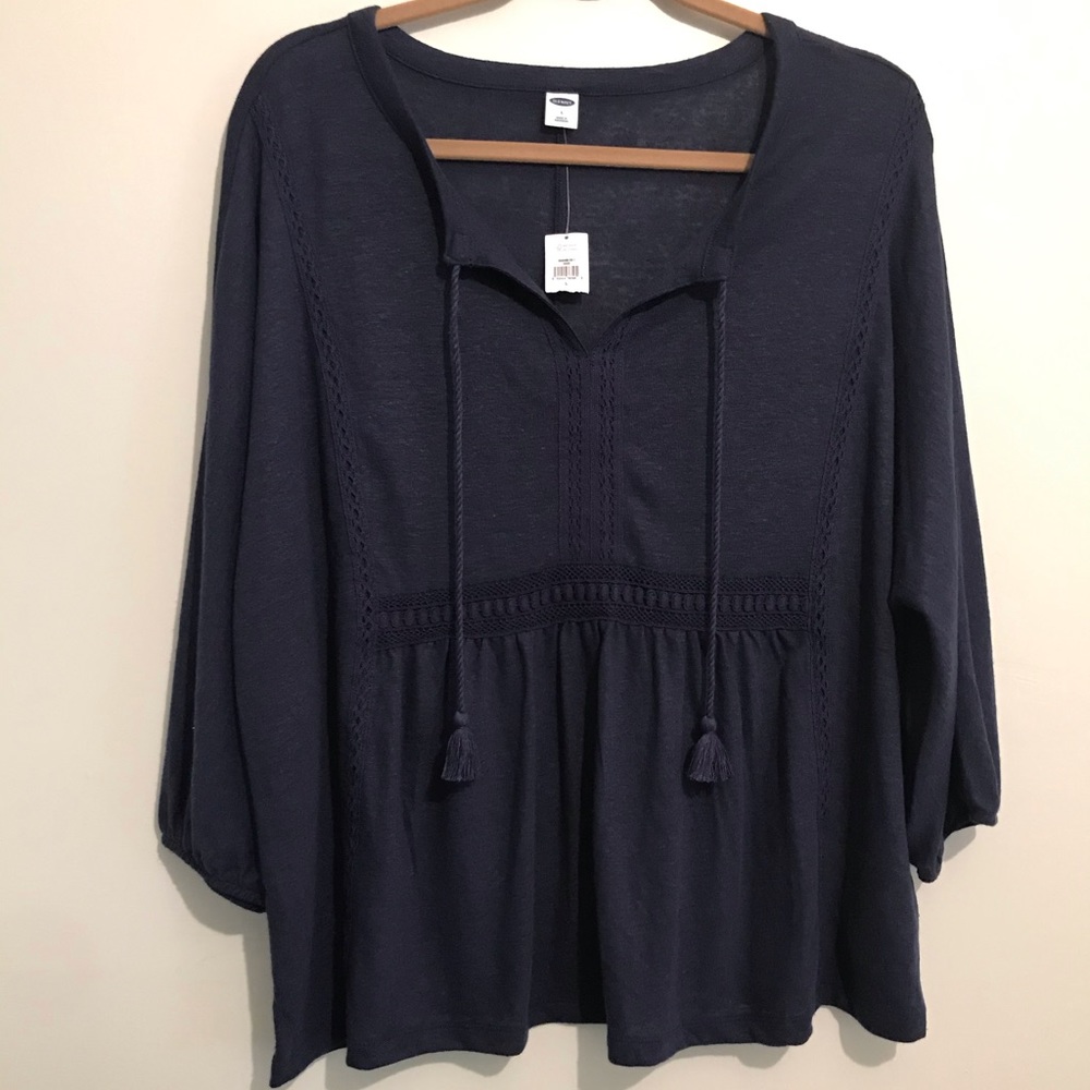 🆕Lightweight Boho Old Navy top with flowy sleeves